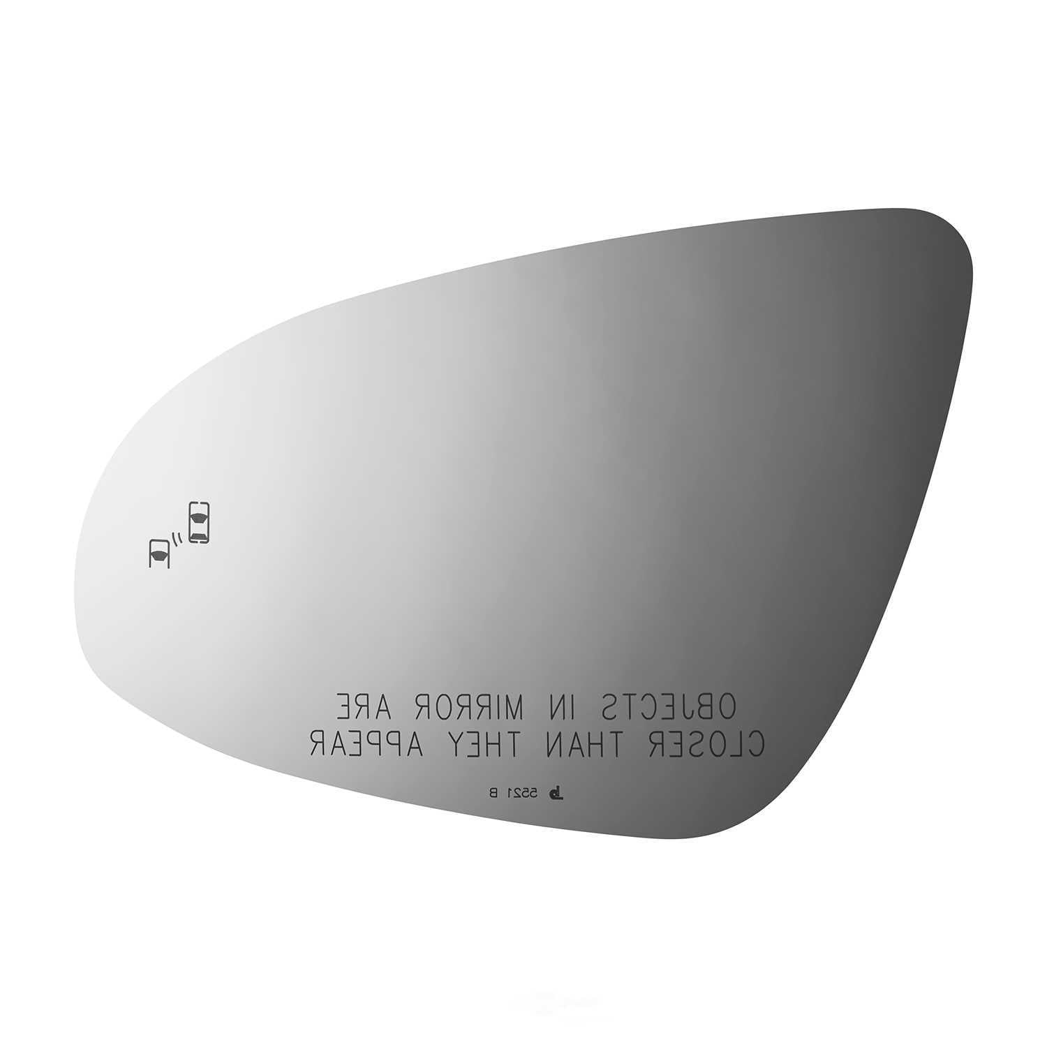 Burco Side View Mirror Replacement Glass - Clear Glass - 5521B