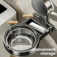 thumbnail image 6 of AOOOWER Wall Mounted Ashtrays Set ABS Carbon Steel Hotel Bathroom Space Saving, 6 of 8