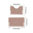 thumbnail image 3 of Todaioua Soft Diatomaceous Earth Bath Mat U-Shape, Quick Dry Bathroom Mats 2 Piece, Super Absorbent Bath Mat Set, Washable Non Slip Bathroom Rugs, Stone Bath Mats Alternative, 3 of 7