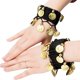 thumbnail image 3 of 1 par de pulseras y tobillos para danza del vientre, de gasa, con monedas de oro, accesorio para disfraz de danza del vientre, regalo de San Valentín, joyería para niña, 3 of 4