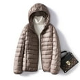 thumbnail image 2 of plus size 5xl 6xl 7xl Women Ultra Lightweight Packable Autumn Winter Warm Jackets 2023  Arrivals Female Slim Short Down Coat, 2 of 7