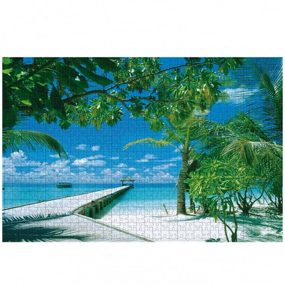 EQWLJWE Puzzle Toys Maldives Puzzles 1000 Piece Large Puzzle Game Interesting Toys Personalized Gift