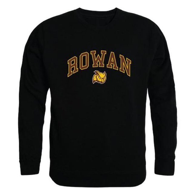 W Republic 541-371-BLK-04 Rowan University Sweat-Shirt Col Rond pour Hommes Noir - Extra Large