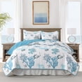 thumbnail image 1 of Juego de ropa de cama HORIMOTE HOME Coastal Colt reversible azul 229 x 244 cm, 1 of 9