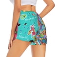 thumbnail image 3 of Fotbe Cartoon Map Of Europe Womens High Waist Running Shorts Athletic Workout Quick Dry Shorts for Women with Pockets Gym Yoga Summer Shorts-Small, 3 of 9