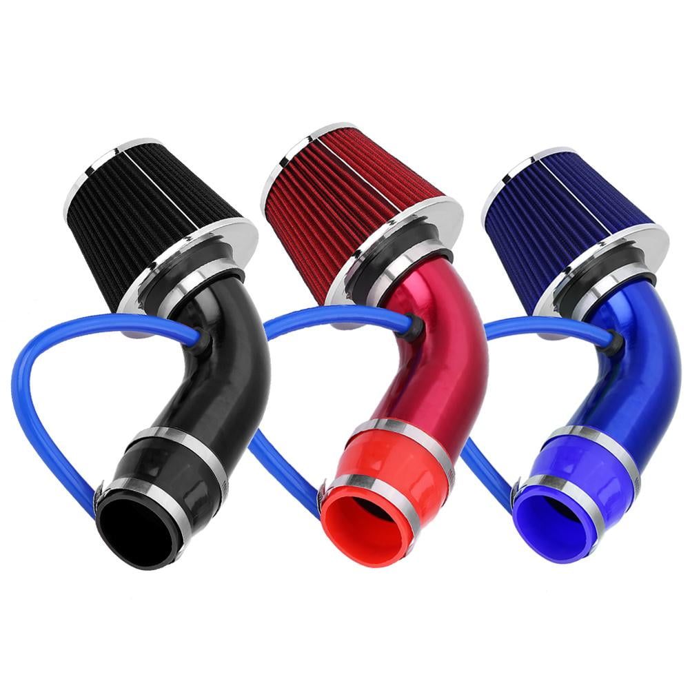 Aluminum Induction Hose Kit for Cold Air Filter Universal Direct 76mm 3 inch Car Intake Filter Blue