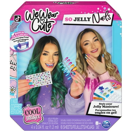 Cool Maker, We Wear Cute So Jelly Nails Manicure Kit for Ages 8 and up, Multicolor
