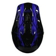 thumbnail image 4 of Fulmer, 2501124, Youth Blitz MX Helmet - DOT Approved - Blue, Large, 4 of 4