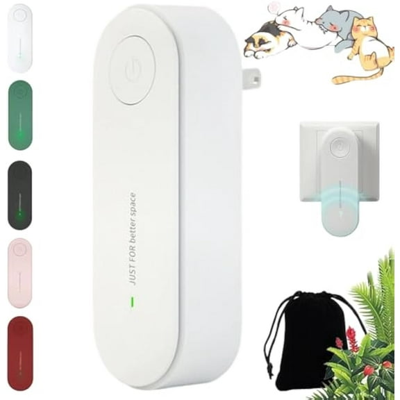 Air Purifier,Air Purifier Plug In, Quiet Air Freshener, 360° Full Surround Automatic Release, Remove Smell Suitable for Bedrooms, Office, Toilets, Garages