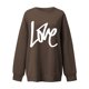 thumbnail image 2 of Gibobby Sudaderas para Mujer Sudadera con cuello redondo para mujer(Café,CH), 2 of 4