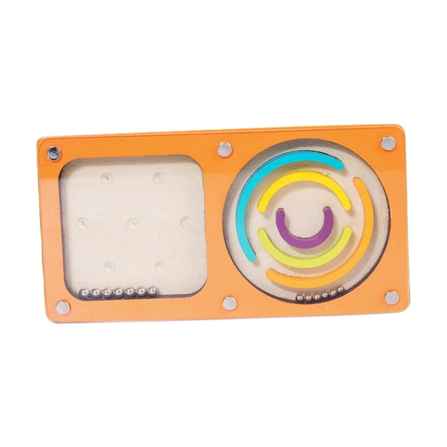 Juego de rompecabezas de laberinto, juguetes de viaje, juegos de mesa para pequeños, regalo de cumpleaños en edad preescolar S perfke Tablero de equilibrio de laberinto