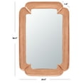 thumbnail image 3 of SAFAVIEH Osiris 24.5 in. x 36.2 in. Solid Frame Mirror, Copper, 3 of 5