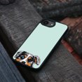 thumbnail image 4 of WIRESTER Shockproof Soft Rubber Cover Case for Apple iPhone 16e 6.1" 2025, Animal Merle Aussie Australian Shepherd Dog On Aero Blue Background, 4 of 5