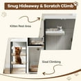 thumbnail image 4 of Royalbelle White Double Cat House, Litter Box Enclosure for 2 Cats with Storage, 4 of 9