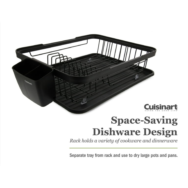 Cuisinart Stainless Steel Dish Drying Rack // Cuisinart Wire Dish Drying  Rack with Drain Board // Gold or CopperCuisinart Aluminum Rust Proof Dish  Drying Rack, Furniture & Home Living, Kitchenware & Tableware