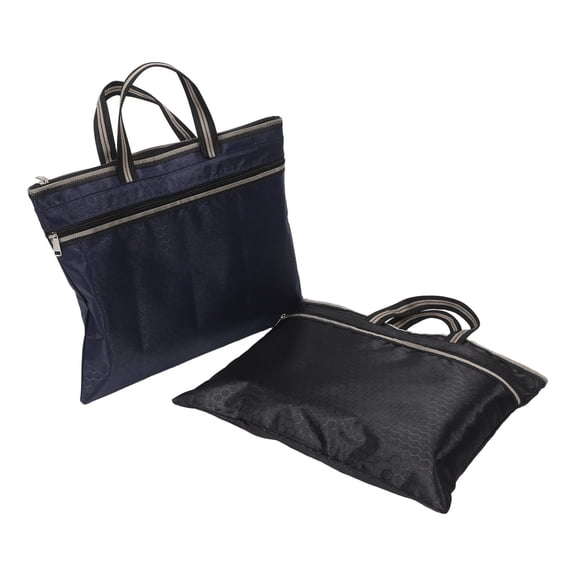 Amosfun 2Pcs Durable Waterproof Oxford Cloth Briefcase for Work and Business