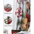 thumbnail image 6 of Merry Christmas Blackout Curtains 90 Inch Length 2 Panels Set for Living Room Bedroom, Ice Cream Snowflakes Candy Pine Needles Privacy Window Treatment Thermal Insulated Black Out Drapes 52"x90", 6 of 8