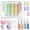 Multi-color, variant on 21 Pack Travel Bottles for Toiletries, Leak-Proof TSA Compliant Silicone Travel Size Containers for Shampoo and Conditioner, BPA Free with Toiletry Bag (Gray)