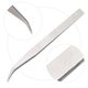thumbnail image 5 of Pinzas de acero inoxidable de 5 piezas rectas y rectas Pinzas curvas Herramientas de reparación manual, 5 of 8