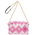thumbnail image 2 of FORMRS Women Crossbody Purse with Chain Strap Vegan Leather Shoulder Handbag, Heart Geometric, 2 of 7