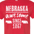 thumbnail image 4 of Inktastic Nebraska Awesome Since 1867 T-Shirt, 4 of 5