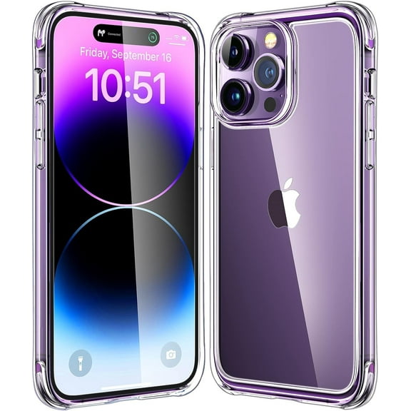for iPhone 14 Pro Case Clear, [ Grade Protection] [Not Yellowing] Shockproof Phone Case for Apple iPhone 14 Pro 2022