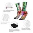 thumbnail image 3 of Lsque Cute doggies Printed Men's Crew Socks, Soft Durable Breathable Moisture-Wicking with Odor Control Cotton socks, 3 of 6