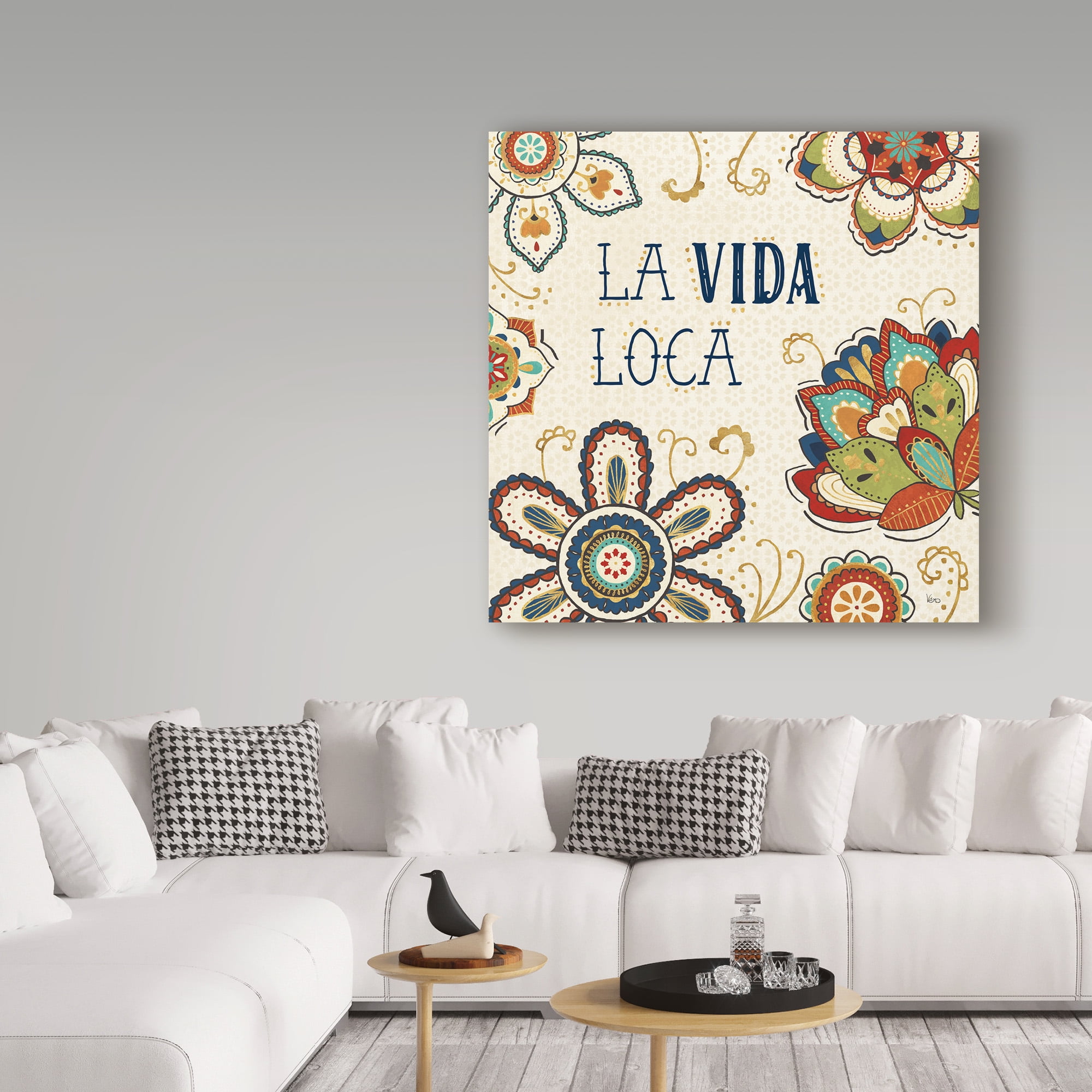 Trademark Fine Art 'La Vida Loca II' Canvas Art by Veronique Charron