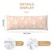 thumbnail image 3 of Balery Geese and Flower Funda Protectora para Almohada Corporal de Algodón Hipoalergénico con Cierre(55 x 21 pulgadas), Almohadas No Incluidas, 3 of 7