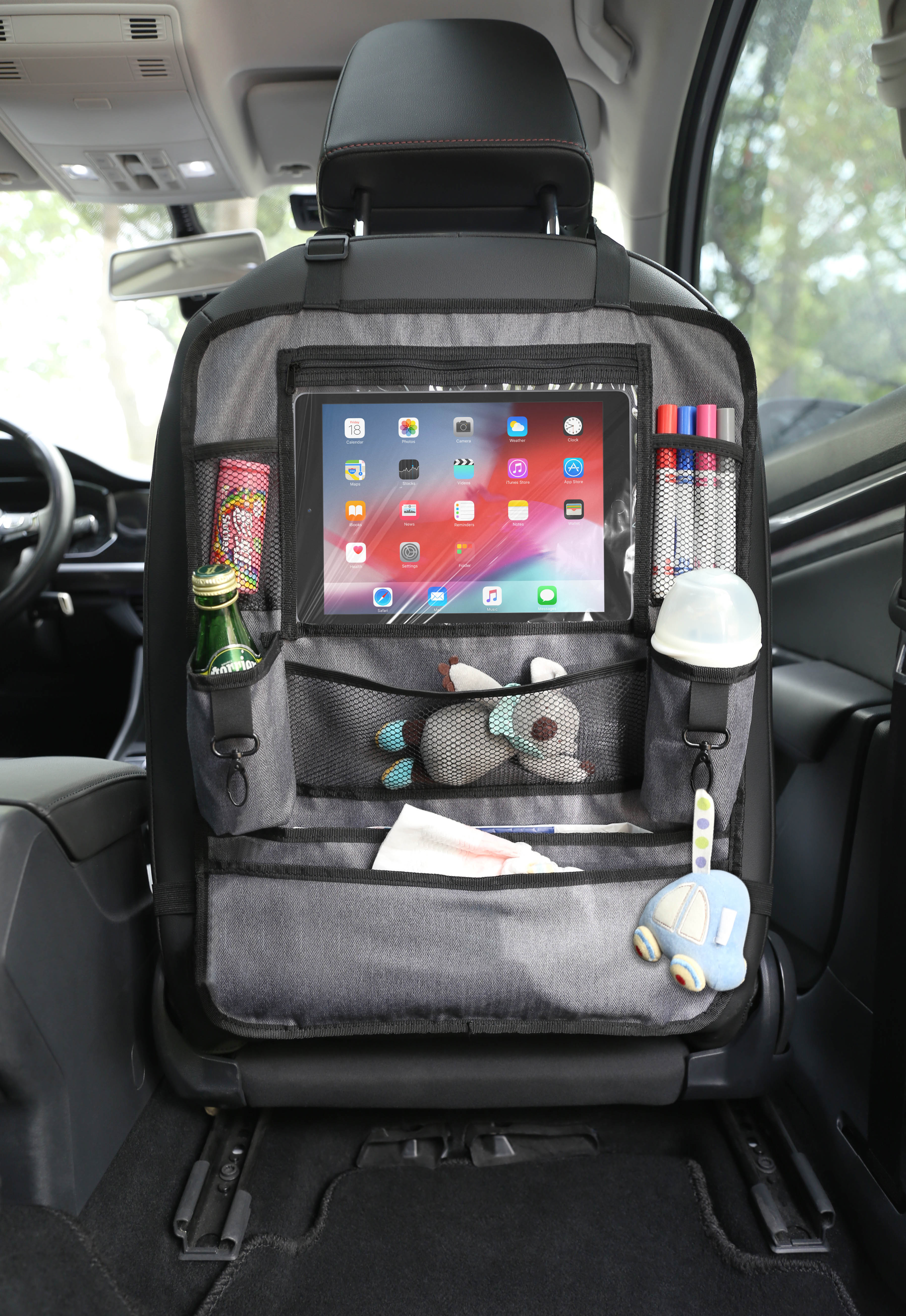 Parent's Choice Backseat Organizer, Gray photo 3