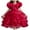 Hot Red, variant on Gubotare Girl Dresses Girls Dress Summer Ruffle Sleeve Mesh A Line Casual Party Dresses with Pockets,White 8-9 Years