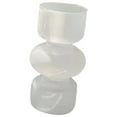thumbnail image 2 of Glass Flower Vase Exquisite Nordic Table Dried Flower Container Terrarium Plant Small White, 2 of 9