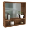 thumbnail image 2 of Botiquin Para Baño Con Espejo  Kyle Color Gales marron claro, 2 of 6