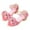 Pink, variant on FAOWME Summer Soft Bottom Breathable Non- High Heel Rhinestone Bow Kids Fashion Princess Sandals White 5-5.5 Years