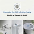 thumbnail image 3 of 4Pcs Bathroom Wash Basin Overflow Rings Pedestal Basin Plastic Decorative Rings, 3 of 5