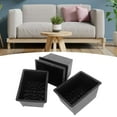 thumbnail image 1 of 4Pcs Stackable Bed Risers, Chair Leg Lifts, Furniture Risers for Bed, Desk, Sofa, Table, 1 of 8