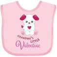 thumbnail image 3 of Inktastic Grandma's Little Valentine Boys or Girls Baby Bib, 3 of 4