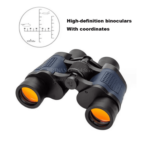 Binoculars 60X60 Long Range Bak4 Prism HD High Power Telescope Optical Glass Lens Hiking Travel Portable for Hunting Sport Scope