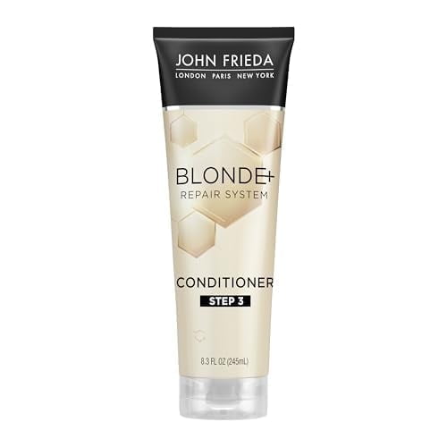 John Frieda Blonde Hair Repair System Conditioner, Bond Repair, Conditioner for Damaged Hair, 8.3 Oz