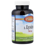 Carlson Laboratories L-Lysine 500mg 100 Capsule