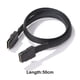 thumbnail image 2 of Cable Adaptador 50cm SAS SFF 8087 a SFF 8087 Disco Duro Datos Negro Wdftyju, 2 of 8