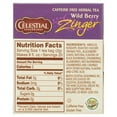 thumbnail image 6 of Celestial Seasonings Tea Caffeine Free Herbal Tea, Wild Berry Zinger 20 ea (Pack of 3), 6 of 6