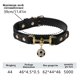 thumbnail image 3 of Collar ajustable para perros y gatos con moño, nailon suave, hebilla de liberación de seguridad, para perros y gatos pequeños, medianos y grandes, accesorio de moda para mascotas., 3 of 8
