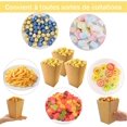 thumbnail image 5 of Paquete de 20 cajas de palomitas de maíz, caja de palomitas de maíz, contenedor de dulces, cajas de palomitas de maíz de papel Kraft para aperitivos de fiesta, dulces, palomitas de maíz y favores TUNC Sencillez, 5 of 5