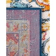 thumbnail image 7 of Unique Loom Parker Collection Area Rug - Kokulu (7' 10" Square Multi/Blue), 7 of 7