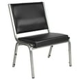 thumbnail image 3 of Emma + Oliver 950 lb. Rated Black Antimicrobial Vinyl Bariatric Medical Reception Chair, 3 of 11