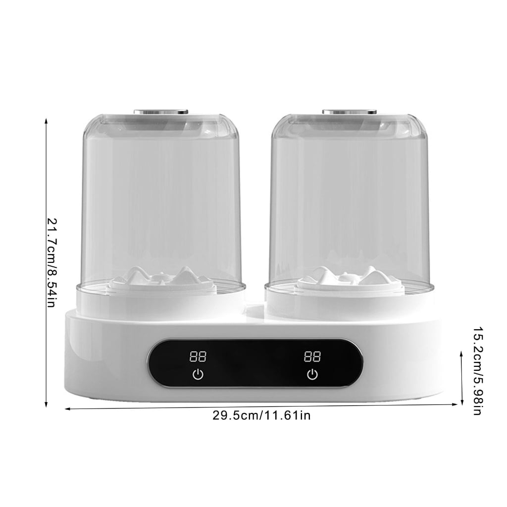 Zeiwohndc Mini Portable Twin Tub Washing Machine For Underwear Socks Bucket Laundry