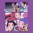 thumbnail image 2 of Girls KPop Demon Hunters Huntrix Manhwa Panels T Shirt, 2 of 5