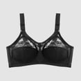 thumbnail image 2 of Agkizg Fashion Plus Size Solid Color Wireless Sports Bra Lace Trims Seamless Bra Breathable Soft Comfortable Active Wear Bralette (Women's or Women's Plus), 2 of 5