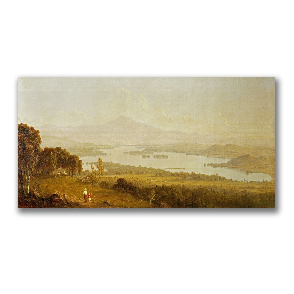 Trademark Fine Art "Lake Winnipiegee" Canvas Wall Art by Sanford Gifford